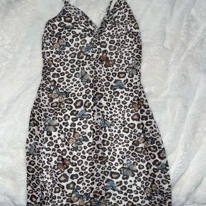 Leopard Pattern Dress - Size XS